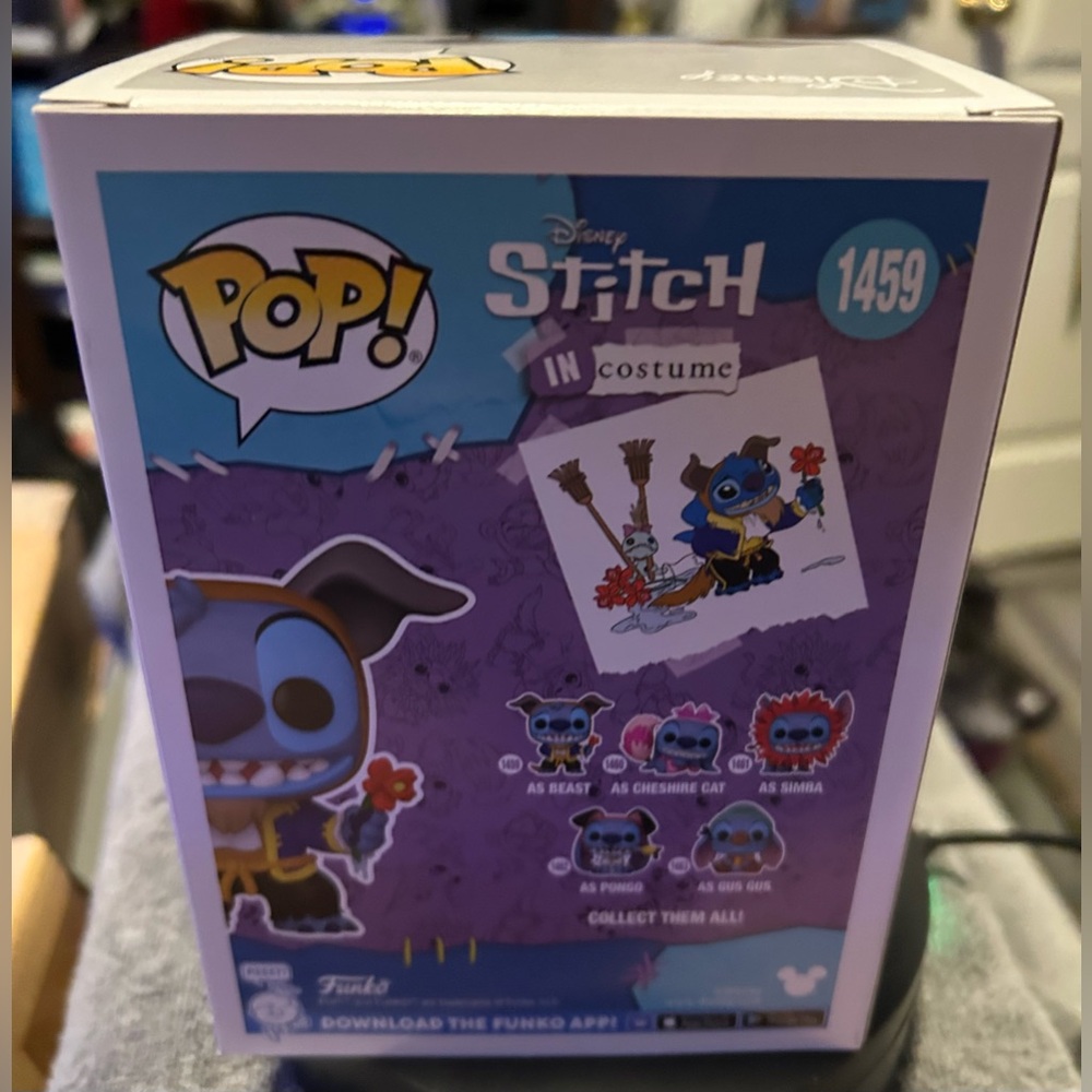 FUNKO POP! “STITCH (AS BEAST)”/STITCH IN COSTUME SERIES/#1459/LIMITED EDITION - Picture 7 of 9